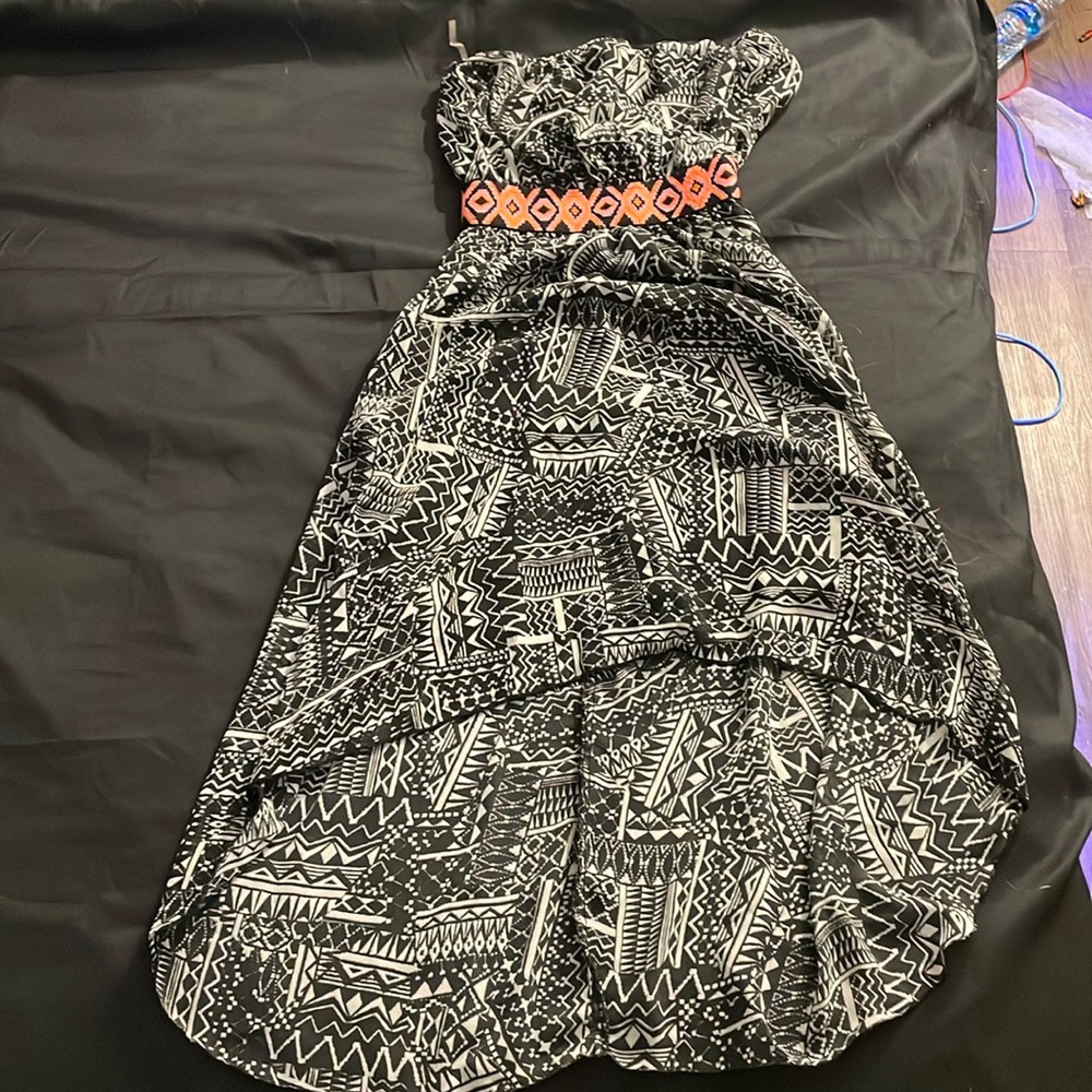 Black and white dress